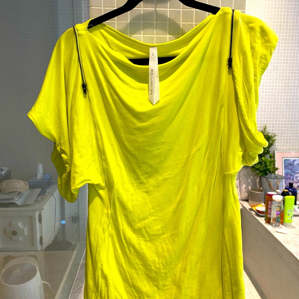 Bailey 44 neon yellow tunic top